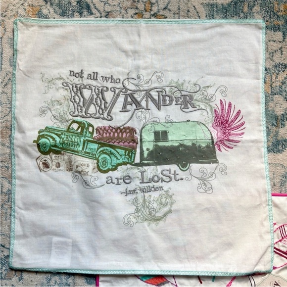 NEW Pottery Barn Kids Junk Gypsy Lot of 2 Pillow Cases Shams Boho Teenager Room - Picture 4 of 7